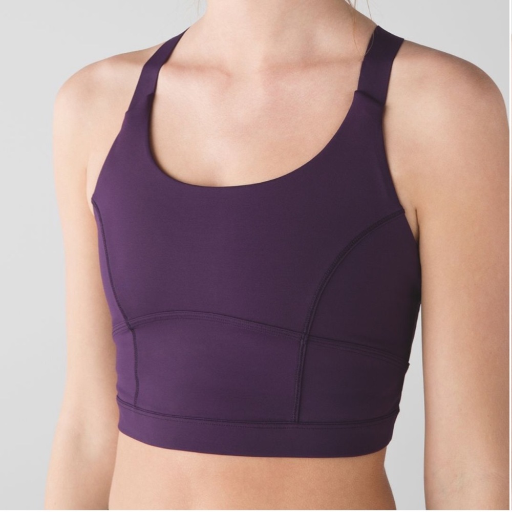 Lululemon Pure Practice Bra 6 Deep Zinfandel